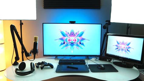 2016 Epic Desk Setup Tour || Video Editing / Recording Setup - YouTube