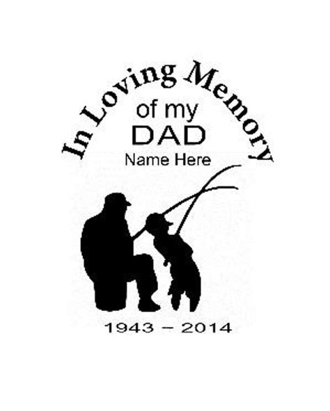 In loving memory of my dad Car Decal by cardecalswindow on Etsy