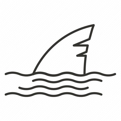 Danger, fin, sea, shark, underwater, whale icon - Download on Iconfinder