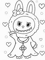 Páginas Para Colorir Labubu Imprimir Grátis Crianças 🎨  sketch template