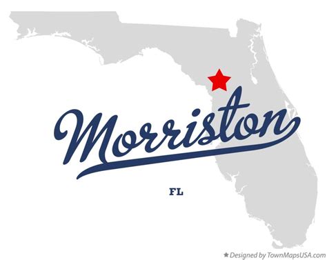 Map of Morriston, FL, Florida