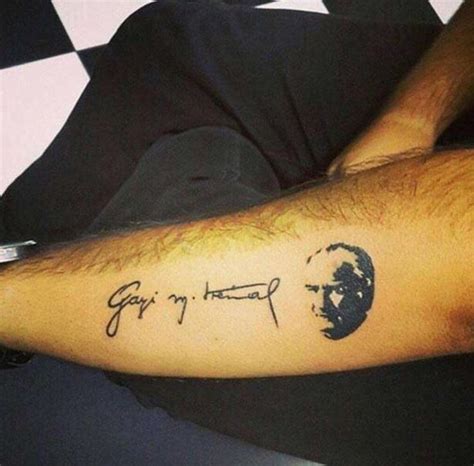 ULU ÖNDERİMİZ MUSTAFA KEMAL ATATÜRK, tattoo | Tattoo, Dövme modelleri, Dövme