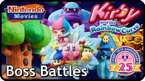 Kirby and the Rainbow Curse / Paintbrush - All Boss Battles (100% Multiplayer Walkthrough) - YouTube