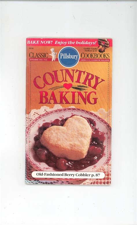 Pillsbury Country Baking Cookbook Classic #141 1992