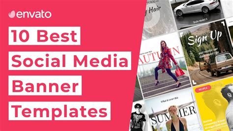 10 Best Social Media Banner Design Templates [2020] - YouTube