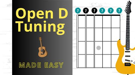 Open D Tuning On Guitar (with Easy D Chord Shapes)