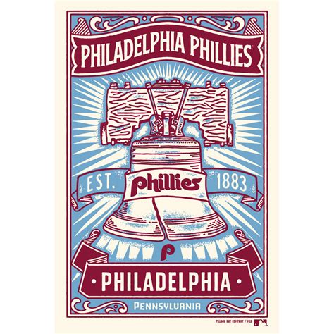 Philadelphia Phillies “Liberty Bell” - Silkscreen Print (MLB) – Pillbox ...