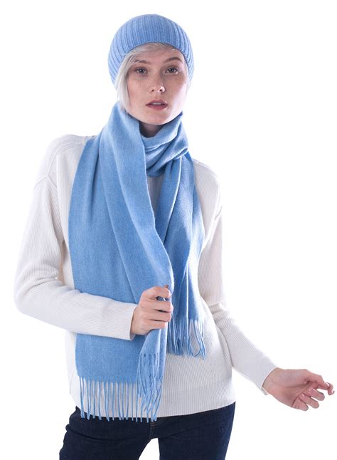 100% Pure Cashmere Winter Scarf Men Woman Solid Color - by cashmere 4 U | Buy Scarves and Wraps