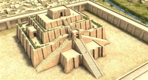 Ziggurat (Ur, 3rd millennium B.C.) - 3D scene - Mozaik Digital Education and Learning