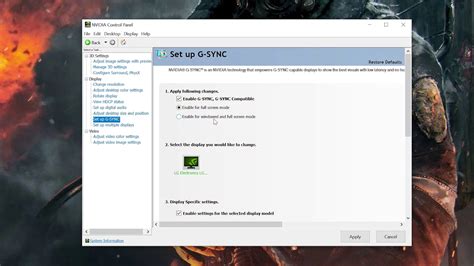 How to enable G-Sync on FreeSync monitor (with NVIDIA Card)