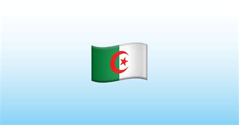 Drapeau: Algérie Emoji 🇩🇿