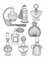 Perfume coloring Pages sketch template