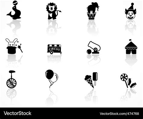 Circus symbols Royalty Free Vector Image - VectorStock