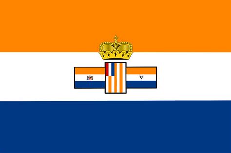 A "United Dutch Kingdoms" flag designed by me! (Inspired by the old SA flag.) : vexillology