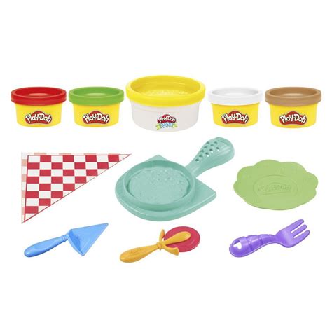 Play-Doh Kitchen Creations Cheesy Pizza Playset for Kids 3 Years and Up, Non-Toxic | Play-Doh