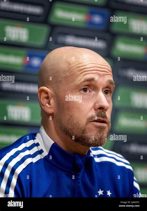 AMSTERDAM - Ajax coach Erik ten Hag during the Toto KNVB Cup Press Conference prior to the cup ...