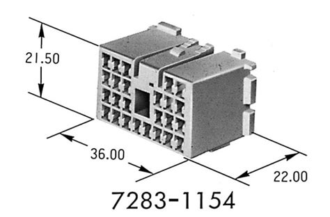 2.3II(090II) Connectors Housing 25P Female│YAZAKI Connectors Catalog