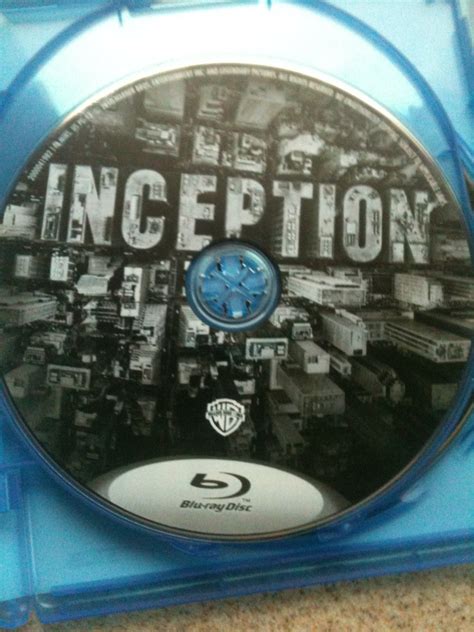 Inception (Blu-ray/DVD, 2010, 2-Disc Set) VG+ with lenticular slipcover! Nolan