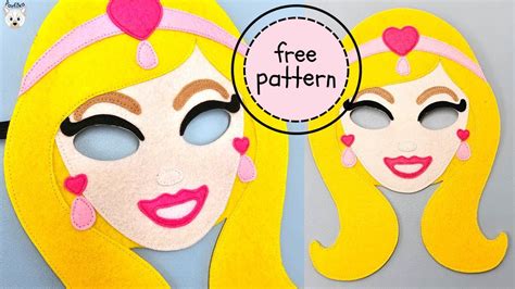 DIY Princess Mask FREE PATTERN! - YouTube