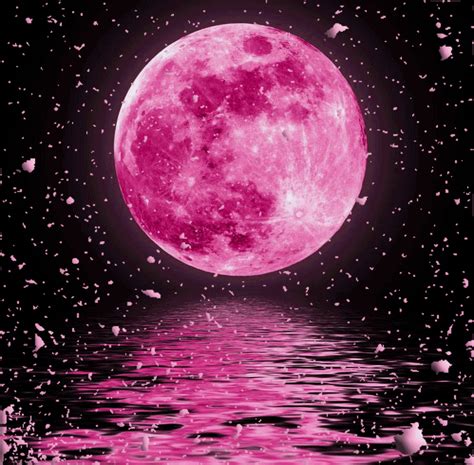 Menelwenaart : Photo | Moon painting, Moon art, Pink moon wallpaper