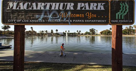 MacArthur Park Reopens After 4-Month Closure - CBS Los Angeles