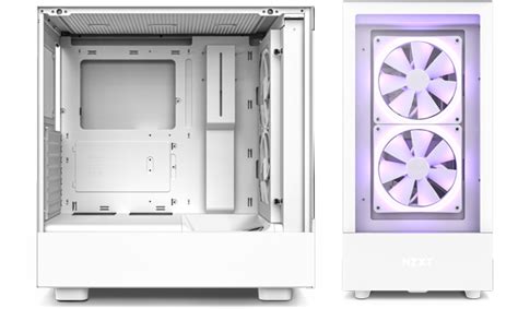 NZXT H5 Elite White Mid Tower Tempered Glass PC Gaming Case LN128508 - CC-H51EW-01 | SCAN UK