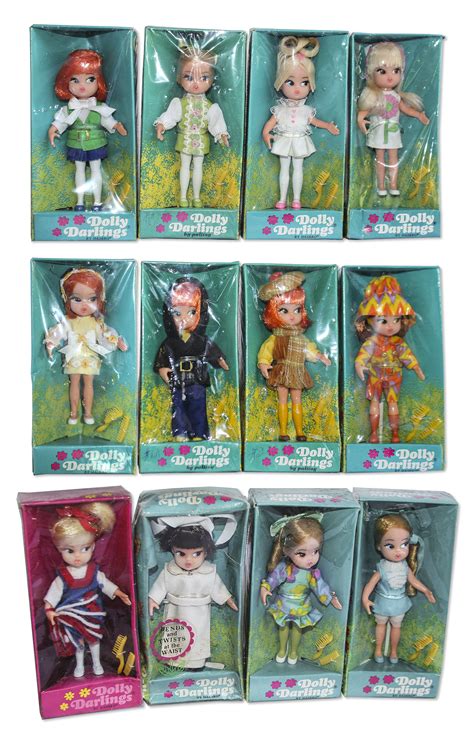 Lot Detail - Lot of Twelve ''Dolly Darling'' Prototype Dolls -- In Original Packaging -- From ...