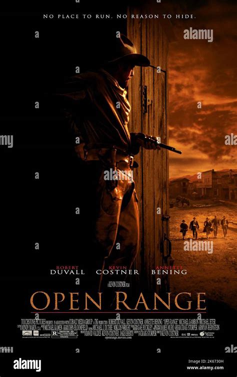 KEVIN COSTNR MOVIE POSTER, OPEN RANGE, 2003 Stock Photo - Alamy