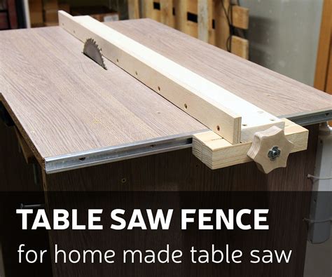 How to Make a Table Saw Fence for Homemade Table Saw : 8 Steps (with ...