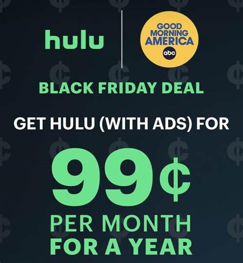 Hulu Black Friday 2024 Deal - Leah Lisabeth