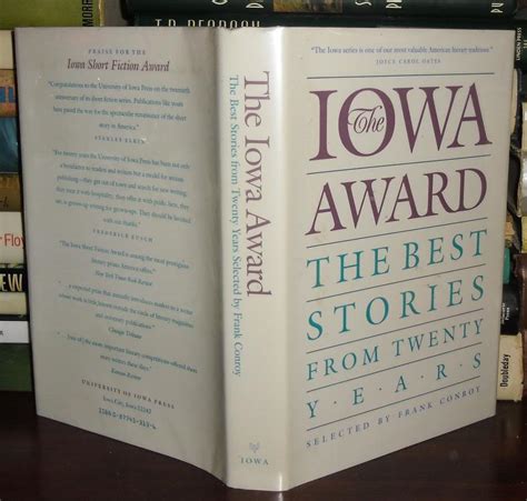 THE IOWA AWARD : The Best Stories from Twenty Years by Conroy, Frank, Editor: Hardcover (1991 ...