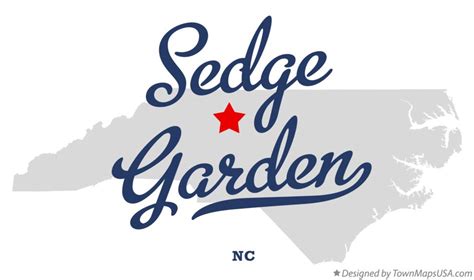 Map of Sedge Garden, NC, North Carolina