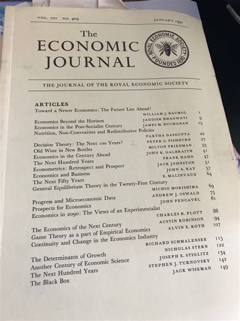 100 Years of Economics | The Enlightened Economist