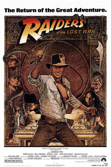 Indiana Jones and the Raiders of the Lost Ark (1981) | Amazing Movie Posters
