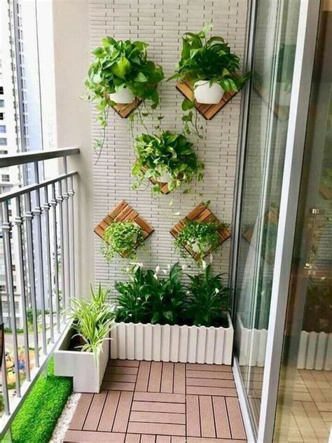 DECORAÇÃO PARA CASA | Small balcony garden, Apartment balcony ...