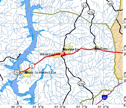 Waverly, Tennessee (TN 37185) profile: population, maps, real estate, averages, homes ...