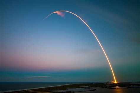 Free Images : sea, horizon, sky, wind, dusk, rocket, launch, rainbow ...