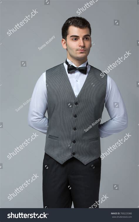 Waiter Uniforms Portrait Waiter Uniform On Stock Photo 700223380 ...