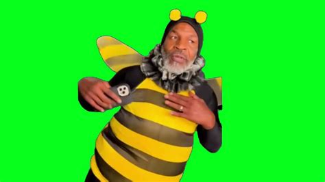 Mike Tyson in a Bee Suit "GREEN SCREEN" #miketyson #greenscreen - YouTube