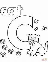 C Is For Cat coloring Page  Free Printable Coloring Pages sketch template