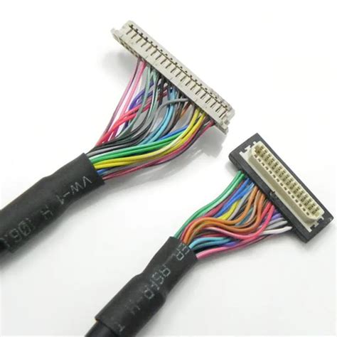 30 Pin Lvds Cable Shielded Lvds Ffc Cable Custom Factory - Buy Shielded Lvds Ffc Cable,30 Pin ...