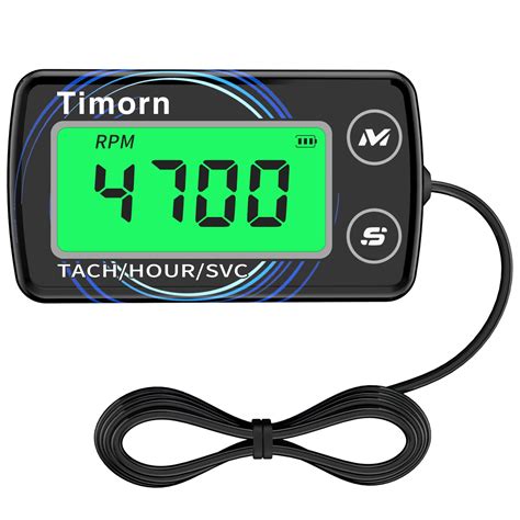 Buy Small Engine Tachometer Hour Meter: Timorn Digital Inductive ...