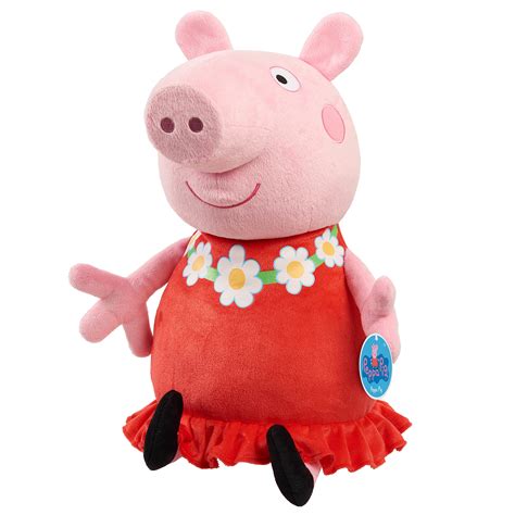 Buy Peppa Pig 24.75-inch Jumbo Plushie Stuffed Animal, Soft Non ...