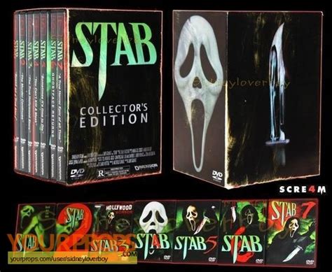 Scream 4 / Scre4m "Stab" DVD Box Set original movie prop