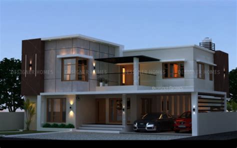 4 Bedroom House Plans - Kerala Model Home Plans