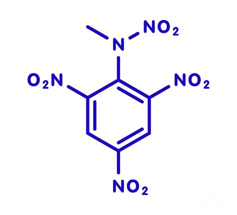 Tetryl Explosive Molecule #4 by Molekuul/science Photo Library