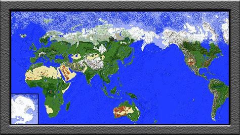 Minecraft Earth Map With Cities