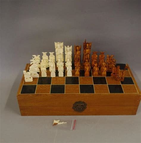 Vintage Chinese chess set, with… - Monthly Auction, Day 2 - Barsby Auctions - Antiques Reporter