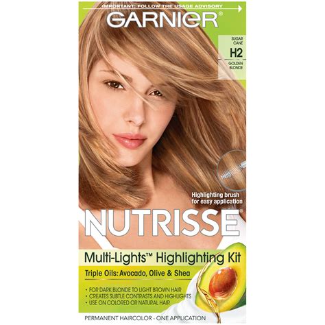 Garnier Nutrisse Nourishing Hair Color Creme, H2 Golden Blonde (Packaging May Vary)- Buy Online ...