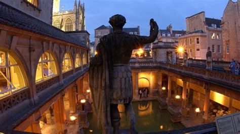 Explore The Roman Baths at Night | VisitEngland